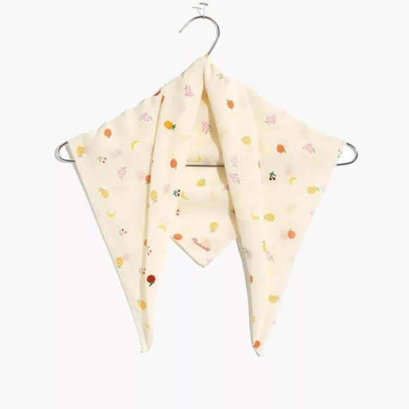 Madewell Accessories - SOLD. Madewell Embroidered Fruit Scarf